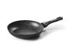 Pradel Excellence - PCUI002002 - Pierra gesmede aluminium pan Ø 24 cm - antiaanbaklaag in steenlook - Afneembare handgreep - Voor alle warmtebronnen inclusief inductie en oven