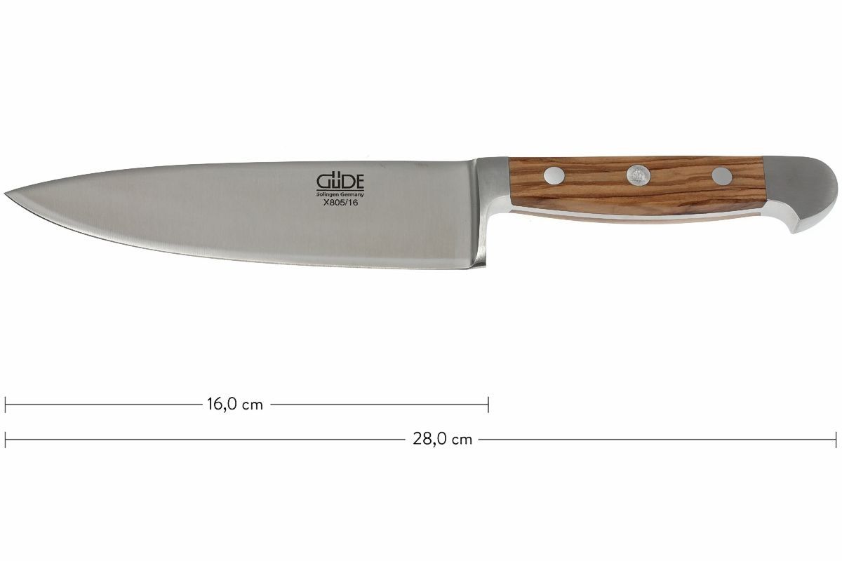Güde Alpha koksmes 16 cm olijf