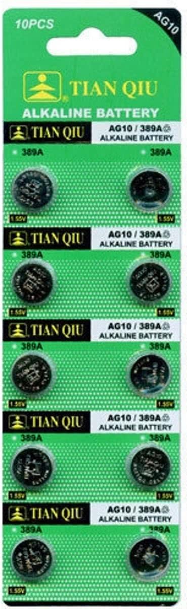 E&T AG10 Batterijen Strip - 10 stuks