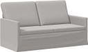 vidaXL Canapé 2 places Gris Clair Tissu 150 x 81 x 82 cm