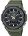 Casio AQ-S820W Herenhorloge Groen Zonne-energie Analoog-Digitaal Kunststof Band Waterdicht 10 bar