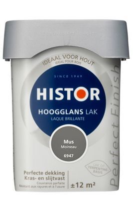 Histor Perfect Finish Lak Hoogglans 0,75 liter - Mus