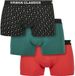 Urban Classics Organic X-Mas 3-Pack Boxershorts set - Mannen - Multicolours - 4XL