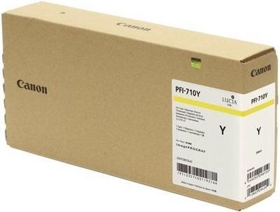 Canon PFI-710Y Yellow Ink Cartridge - Original