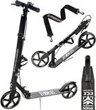 Raven Straight Zwart 200mm met rem, bel en bidonhouder
