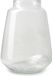 Jodeco Zef vaas - helder transparant - glas - 26 x 35 cm