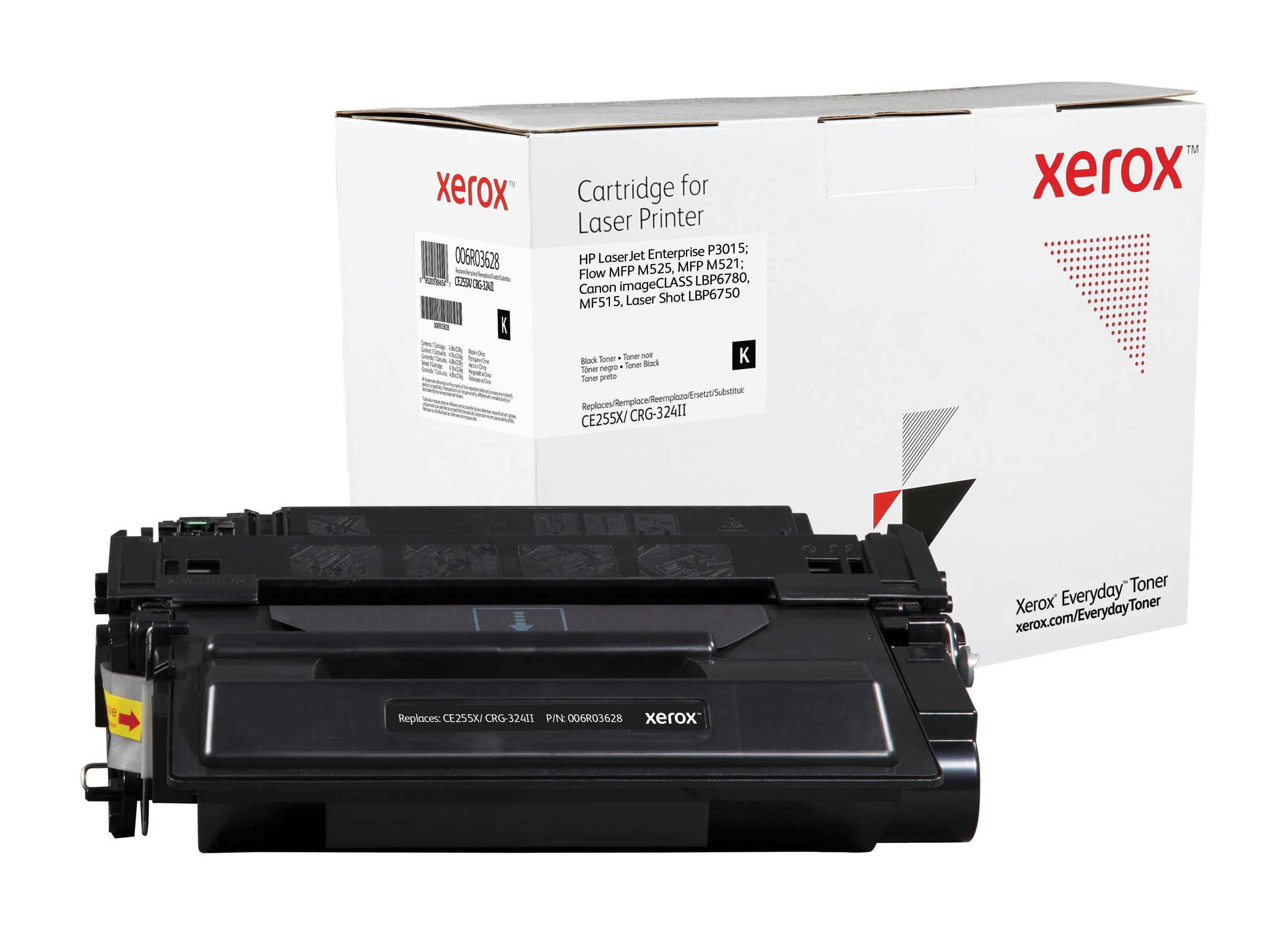 Xerox Everyday Zwart Toner vervangt de HP 55X (CE255X/ CRG-324II)