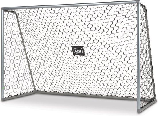 EXIT Scala Aluminium Voetbaldoel - 300 x 200 cm - Mat Zilver