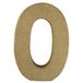 Rayher 71723000 papiermaché letter "O" FSC gerecycled 100%, 15x10,5x3 cm