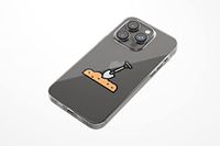 Bonateks, Digitaal bedrukte hoes, compatibel met iPhone 14 Pro, telefoonhoes, beschermhoes, schokbestendig, siliconen, flexibel, transparant