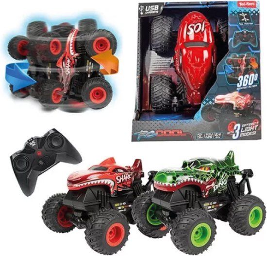Toi-Toys RC-Cool Monstertruck 1:20 + Licht Assorti - Willekeurig geleverd