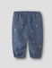 Name It - NBFROSE - Broek - Bloemetjes - Soft Denim - Maat 68