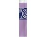 Haza Crepe papier platte vellen - 1x - lila - 250 x 50 cm