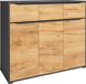 Vicco Ruben Dressoir – 48 x 101.6 cm met laden Krachtige eik goud