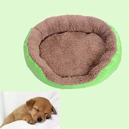 YABAISHI dierbed voor honden/kattenbed/tapijt voor honden, duurzaam, kussen voor puppy's, M, Groen