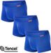 Undiemeister Korte Boxershort Heren - Trunks - Arctic Sea (Kobaltblauw) - 3-Pack - Tencel - Maat M