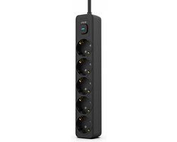Inca Stekkerdoos IPW-44SY3 5-voudig, LED-display zwart 3,0 m