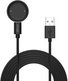 DrPhone USB Oplaadkabel 1m voor Amazfit Active2 – Magnetische Smartwatch Oplader met Vergulde POGO Pins – Snel & Veilig – 5V 1A - Zwart