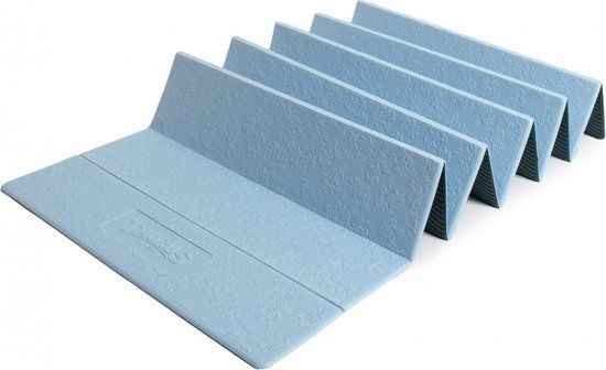 Taurus TPE Yoga Mat Opvouwbaar - Lichtblauw - 180 x 60 cm