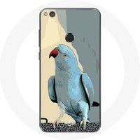 Maniacase Hoesje voor Huawei P8 Lite 2017 Parkieten Blauw