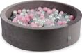 Viking Choice Ballenbak - 400 ballen - rond - 110x30cm - lila, parelmoer, transparant, zilver, lichtroze