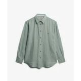 Superdry Dames lin lange mouwen blouse Boyfriend