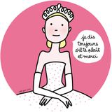 Prinz Petit Jour Baby dessertbordje petit jour princesse ''je dis toujours s'il te plaît...'' roze