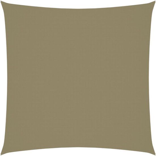 vidaXL Zonnescherm vierkant 2,5x2,5m Oxford stof beige