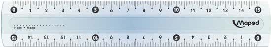Maped Office Essentials 146 - Liniaal - 15 cm - Dubbele graduatie