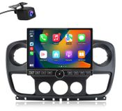 13,1-inch autoradio met camera, geschikt voor Renault Master III, Opel Movano B, Nissan NV400 (2010-2018), met GPS-navigatie, Wi-Fi, 4G, Bluetooth, stuurwielbediening, 128GB opslag, 8-kern processor en DAB+. Android