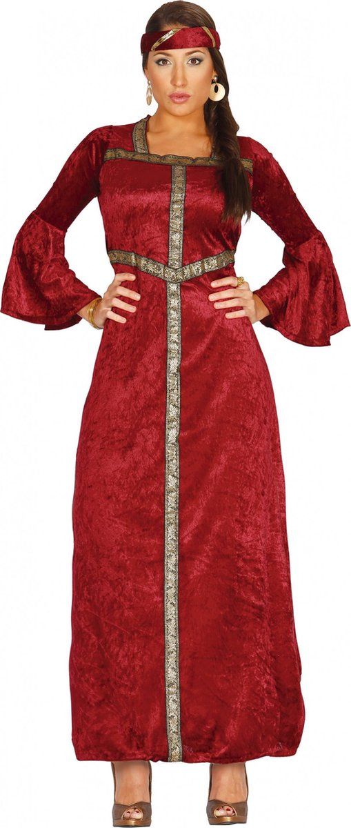Fiestas Guirca Renaissance Verkleedjurk Rood Maat M