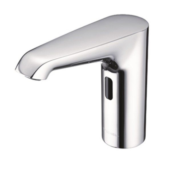 Schell Xeris E HD K elektronische wastafelkraan medium v. koud water met inbouw trafo 220V met infrarood sensor chroom 002250699