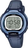 Casio horloge met LED-verlichting, tweede tijdzone, 1/100-seconden chronometer, automatische kalender, waterdicht tot 5 bar, kunststof behuizing