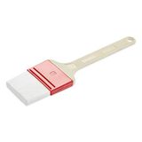 thermohauser Kwast met witte polyesterborstels, penseelbreedte 6 cm, borstellengte ca. 4 cm
