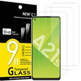 NEW'C 3 Stuks, Screen Protector voor Samsung Galaxy A21s, Gehard Glass Schermbeschermer Film 0.33 mm ultra transparant, ultra resistent