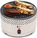 Bol BBQ Grill portable sans fumée au charbon de bois pour pique-nique et camping