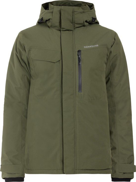 Didriksons STEFAN USX JKT Heren Outdoorjas - Deep Green
