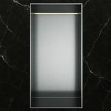 Hotbath &More Inbouwnis - 30 x 15 x 10 cm - Frameless - met LED-verlichting - RVS 316