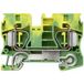 Siemens 8WH20000CJ07 Borne de terre 10,2 mm Connexion à ressort Attribution : Terre Vert-jaune 50 pièce(s)