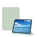 BXGH iPad 9e generatie 2021/iPad 8e generatie 2020 10,2 inch met potloodhouder, iPad 7e generatie 2019 hoes met zachte siliconen achterkant, automatisch wakker en slaapbescherming (Matcha Green)