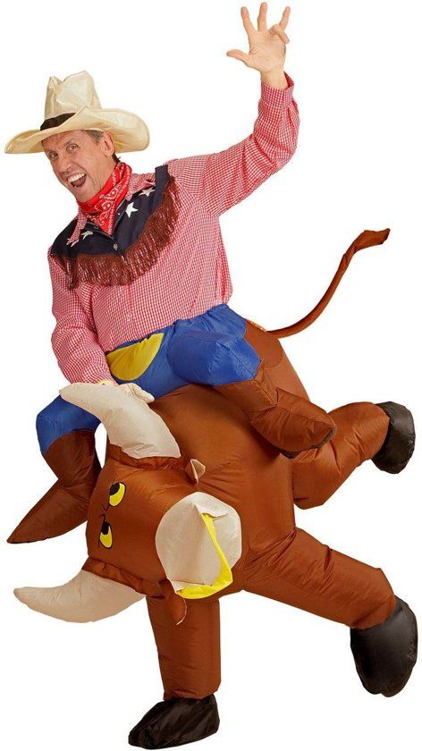 Widmann Cowboy & Cowgirl Kostuum Woedende Rodeo Stier One Size