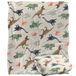 JURASSIC PARK Dino's All Over Silky Touch superzachte plaid 152 x 127 cm