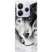 Maniacase Housse de protection Xiaomi Redmi Note 14 5G Le loup et la louve Animal noir et blanc