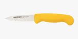Arcos Keukenmes roestvrij staal nitrum 80 mm - fruit- en groenteschiller - gele polypropyleen handgreep - Serie 2900