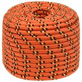 vidaXL Multifunctioneel touw 14 mm 25 m Oranje PP