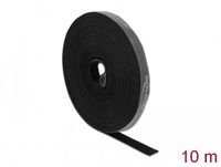 Delock Hook-and-loop tape on roll L 10 m x W 15 mm black