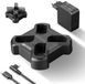 NEEWER Chargeur USB 4 canaux pour LP-E6/LP-E6N/LP-E6NH/LP-E6P, compatible avec Canon EOS R5 Mark II 6D Mark II 5D Mark III 5D Mark IV, PD 45 W, charge rapide avec chargeur PD 45 W, NW-P4