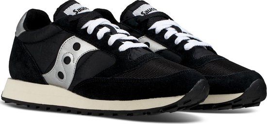 Saucony Jazz Original Vintage Unisex Sneakers Zwart/Wit Maat 42.5