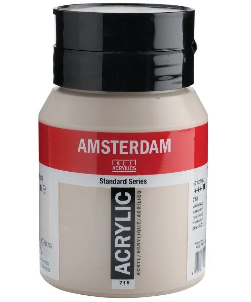 Amsterdam Standard Series Acrylverf 500 ml Warmgrijs 718