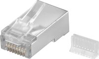 Goobay CAT 5e RJ45 Connector - Shielded - Silver